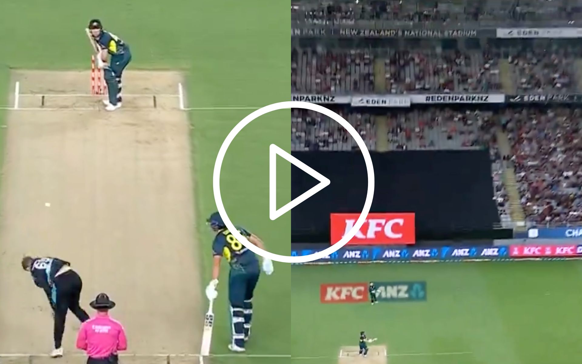 [Watch] Lockie Ferguson Bounces Out Josh Inglis As Chapman Takes A Skier